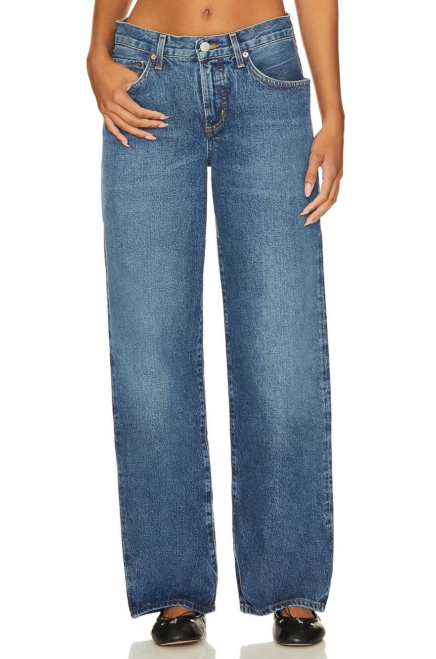 Agolde Classic Blue Fusion Denim Jeans Size 23